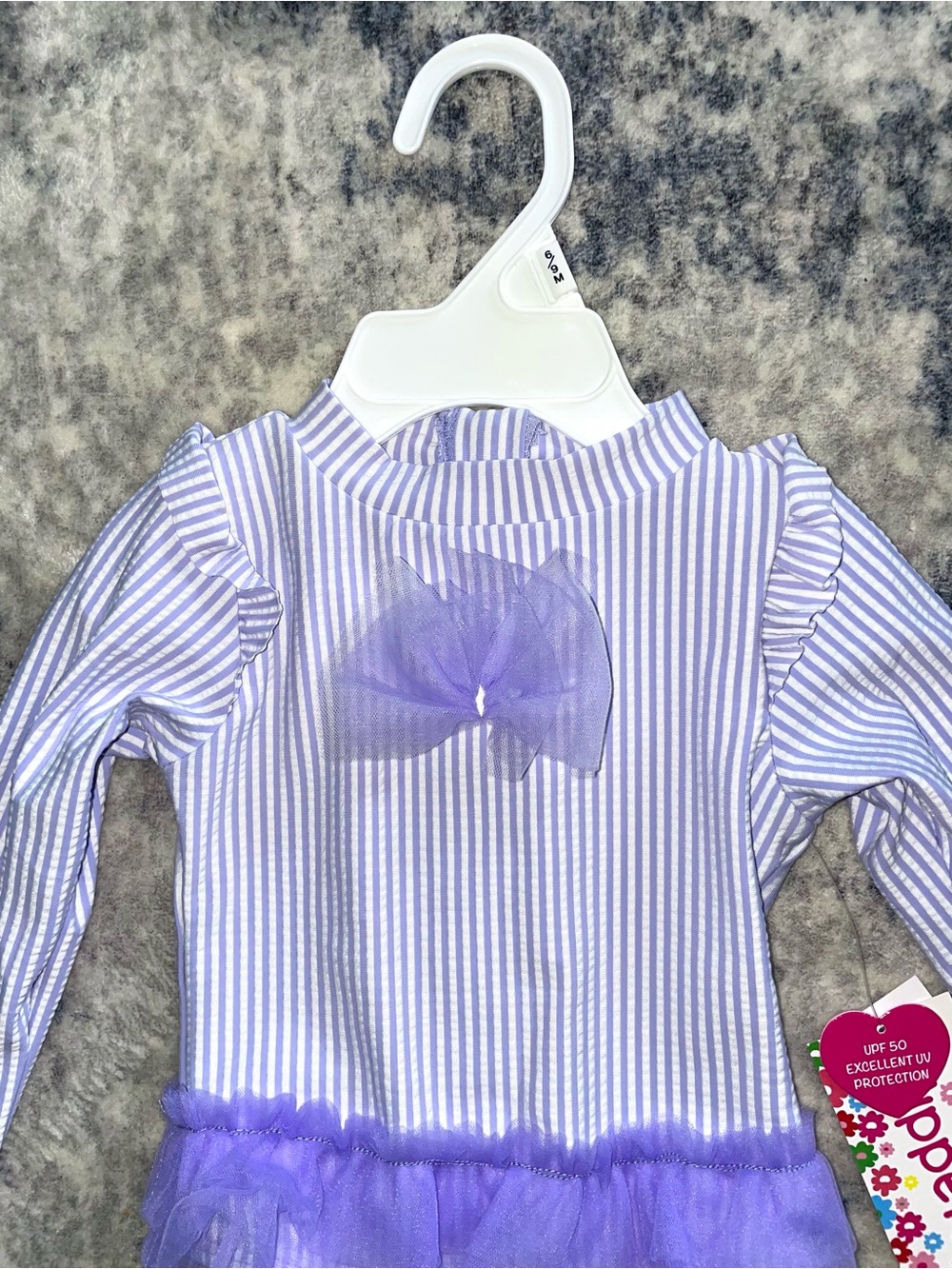 Wippette long sleeve swimsuit size 6-9 months - Picture 3 of 4